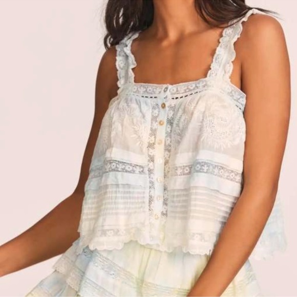 LoveShackFancy Tops - LOVESHACKFANCY Sully top